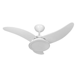 Ventilador De Teto Tron Itaparica Max Led 3 Pás Branco 127v
