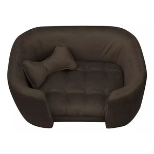 Cama Pet Poltrona Baby Hanna Veludo - Ssx Multicoisas Cor Marrom