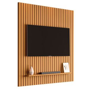 Painel Para Tv Ripado Até 55 Polegadas Mega Cedro Edn Cedro