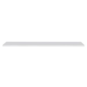 Prateleira Flutuante Quarto Infantil Com Suporte Invisível 91x20cm Yara Branco - Lumil