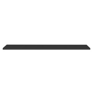 Prateleira Flutuante Para Escritório Com Suporte Invisível 68x20cm Yara Preto - Lumil