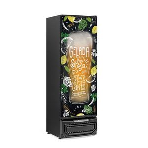 Cervejeira Vertical 450l Porta Cega Gcb-50-pr 127v - Gelopar