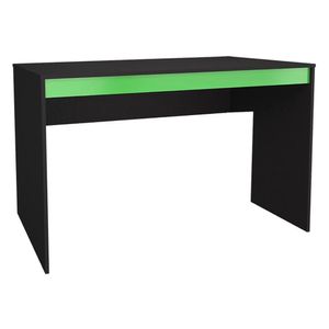 Mesa Para Escritorio Gamer B23 Preto Verde Novam Preto Verde