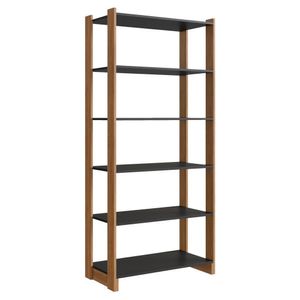 Estante Multiuso 5 Prateleiras Ey201 Mell Preto Novam Mell Preto