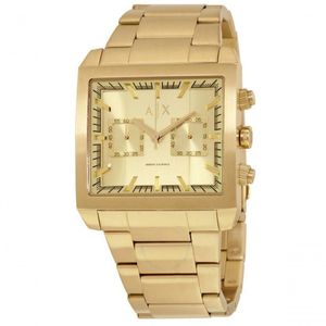 Relógio Masculino Armani Modelo Ax2226 - Dourado