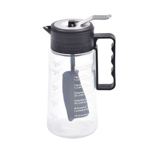 Molheira Em Vidro Para Saladas 500ml Kenya Preta