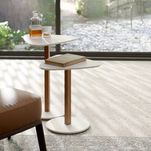 Conjunto De Mesas Laterais Paris Off White-nature