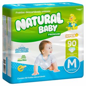 Fralda Natural Baby Hiper Mais Tamanho: M