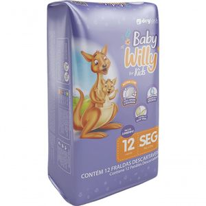 Fralda Baby Willy For Kids Jumbinho Tamanho: Sxg