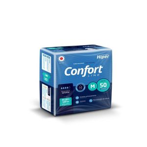 Fralda Geriatríca Confort Line Hiper C-50 Tiras Tamanho: M