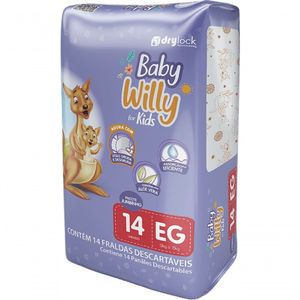 Fralda Baby Willy For Kids Jumbinho Tamanho: Xg