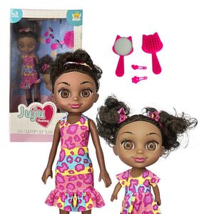 Boneca Mamãe Filhinha Na Versão Negra Ou Branca E Acessórios Modelo:negra