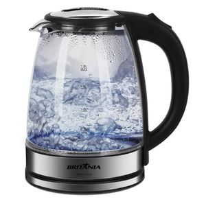 Chaleira Elétrica Bch11 Glass Britânia Capacidade 1,8l Desligamento Automático 127v