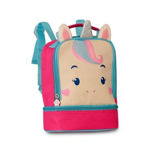 Lancheira Térmica Infantil Com Alça Personagem:unicórnio Rosa