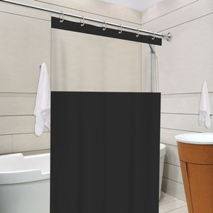 Cortina De Box Visor Com Ganchos - Privacidade E Estilo Cor:preta