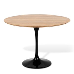 Mesa De Jantar Tulipa Saarinen Redonda 150 Cm Preto