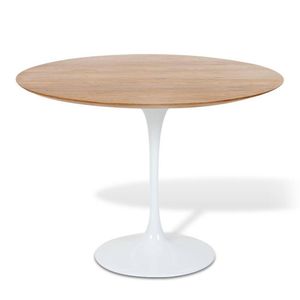 Mesa De Jantar Tulipa Saarinen Redonda 70 Cm Branco