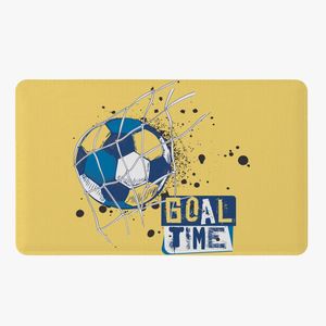 Tapete Para Quarto Infantil Estampado Futebol Goal 60cm X 40cm Base Antiderrapante Goal2