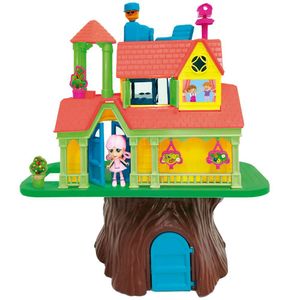 Brinquedo Casa Na Arvore Completa 2 Bonecas E Acessórios