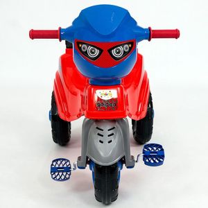 Triciclo De Passeio Spider Baby City Com Pedal Guia E Buzina