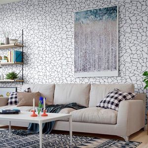 Papel De Parede Adesivo Pvc Estampado - Transforme Sua Casa Estampa:pedregulhos
