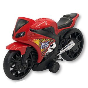 Super Moto 1600 Esportiva Com Rodas Com Fricção Cor:vermelho