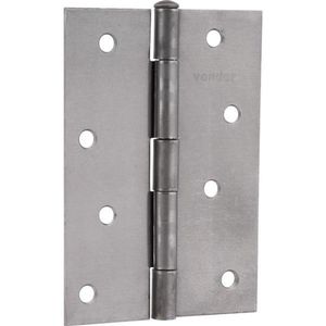 Dobradiça Para Porta 4 Aço Carbono Polido - Vonder