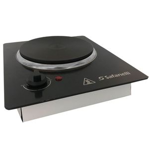 Fogão Elétrico de Embutir Gourmet 1 Placa Safanelli Preto 220v