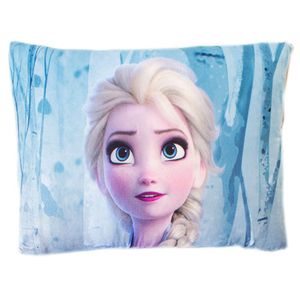 Fronha Portallar Disney Estampa Digital Localizada Frozen Elsa 48cmx68cm Branco