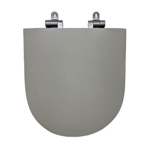 Assento Sanitário Poliéster Para Louça Link-carrara-belle époque (deca) Slow Close Antracite