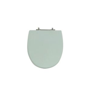 Assento Sanitário Poliéster Para Louça Polo (hervy) Aço Verde Acqua