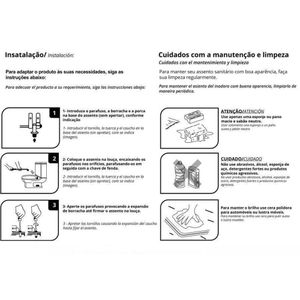 Assento Sanitário Poliéster Para Louça Angra-avant-city-like (logasa-incepa-celite) Aço Branco