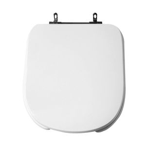 Assento Sanitário Poliéster Para Louça Vogue Plus Conforto (deca) Aço Branco