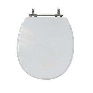 Assento Sanitário Poliéster Para Louça Deville (deca) Aço Branco