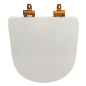 Assento Sanitário Poliéster Para Louça Life-vogue Plus (celite-deca) Slow Close Matte Branco