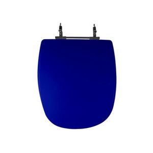 Assento Sanitário Poliéster Para Louça Sabatini (icasa) Aço Azul Azul