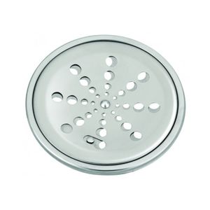 Grelha Inox Redonda Com Caixilio 15 Cm Inox Natural
