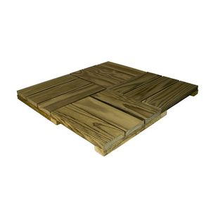 Deck Modular 30x30 Pinus Tratado Verde