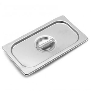 Kit 8 Tampa Cuba Gastronomica Rechaud Inox 1/9x65mm Brasinox
