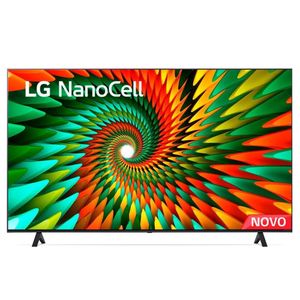 Smart TV 4K LG NanoCell 65" Polegadas Bluetooth ThinQ AI Alexa Google Assistente Airplay e Wi-Fi 65NANO77SRA