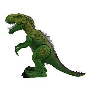 Tiranossauro Rex Verde Acende, Faz Barulho E Anda De Pilha