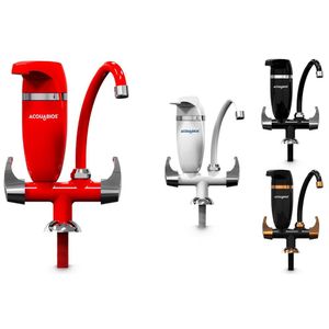 Torneira Com Filtro Premium Bcd Cromada Acqua Cor: Vermelho Cromada