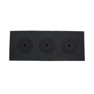 Chapa Redução Em Ferro Para Fogão A Lenha 3 Furos 117X50Cm