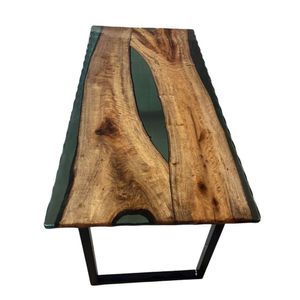 Mesa Resinada 1,65mt Madeira Imbuia