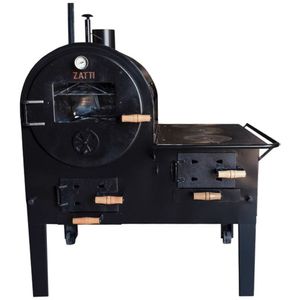 Forno Com Fogão A Lenha Zatti Forno Esquerdo