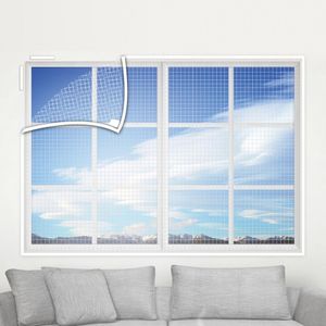 Tela Mosquiteira - Proteção Contra Mosquitos E Insetos Tamanho:125x155cm