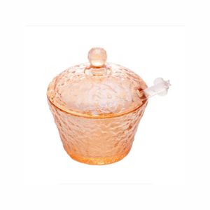 Meleira Em Cristal Martelado Petra 230ml Lyor âmbar