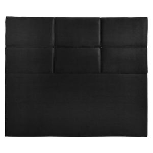 Cabeceira Estofada Milena 0,90 Solteiro Shop Das Cabeceiras Preto