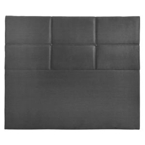 Cabeceira Estofada Milena 1,40 Casal Suede Shop Das Cabeceir Chumbo