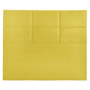 Cabeceira Estofada Milena 1,40 Casal Shop Das Cabeceiras Amarelo